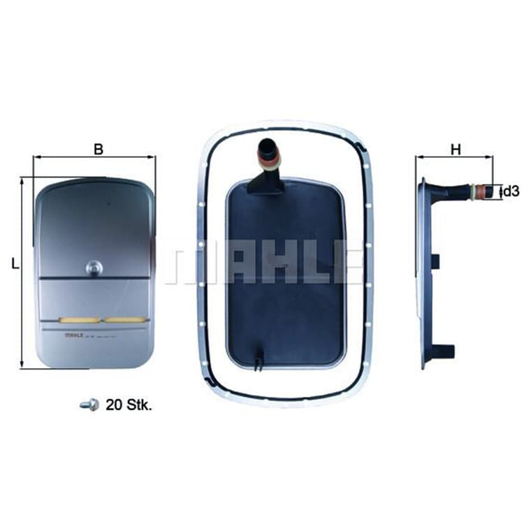 Mahle Hydraulikfilter f?r Automatik BMW 3er 5er X3 X5 Z3 Opel Omega Senator Mahle Hydraulikfilter f?r Automatik BMW 3er 5er X3 X5 Z3 Opel Omega Senator von MAHLE
