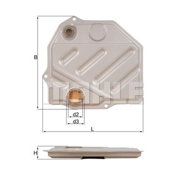 Mahle Hydraulikfilter f?r Automatik Mercedes Porsche Mahle Hydraulikfilter f?r Automatik Mercedes Porsche von MAHLE
