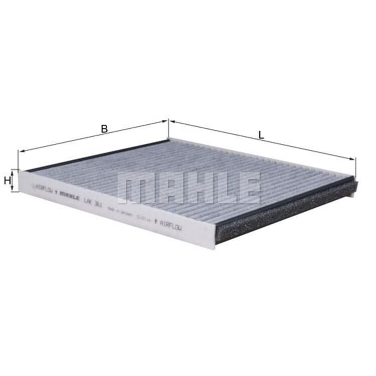 Mahle Innenraumfilter Chevrolet Aveo Daewoo Kalos Mahle Innenraumfilter Chevrolet Aveo Daewoo Kalos von MAHLE