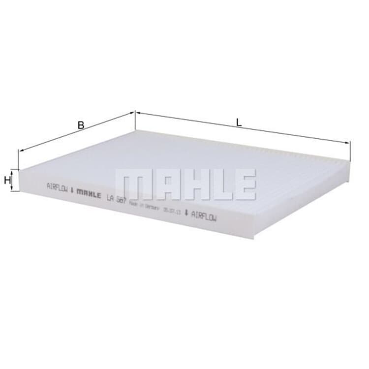 Mahle Innenraumfilter Hyundai Ix20 Kia Venga Mahle Innenraumfilter Hyundai Ix20 Kia Venga von MAHLE