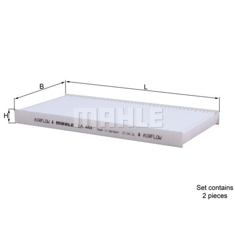 Mahle Innenraumfilter Hyundai Santa Tucson Kia Sorento Sportage Mahle Innenraumfilter Hyundai Santa Tucson Kia Sorento Sportage von MAHLE