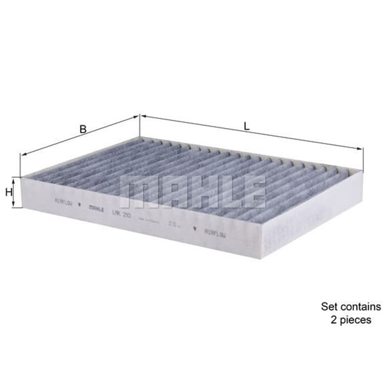 Mahle Innenraumfilter Mercedes S-Klasse Ssangyong Musso von MAHLE