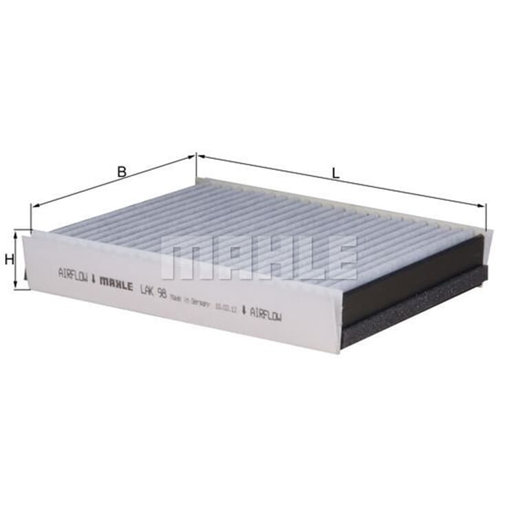Mahle Innenraumfilter Smart Cabrio City-Coupe Crossblade Fortwo Mahle Innenraumfilter Smart Cabrio City-Coupe Crossblade Fortwo von MAHLE