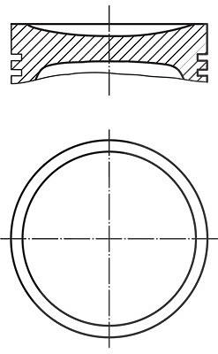 Mahle Kolben [Hersteller-Nr. 0039401] für Smart von MAHLE