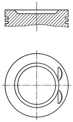 Mahle Kolben [Hersteller-Nr. 0117301] für Chevrolet, Opel, Vauxhall von MAHLE