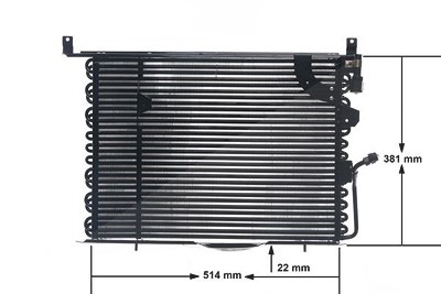 Mahle Kondensator, Klimaanlage [Hersteller-Nr. AC149000S] für Mercedes-Benz von MAHLE