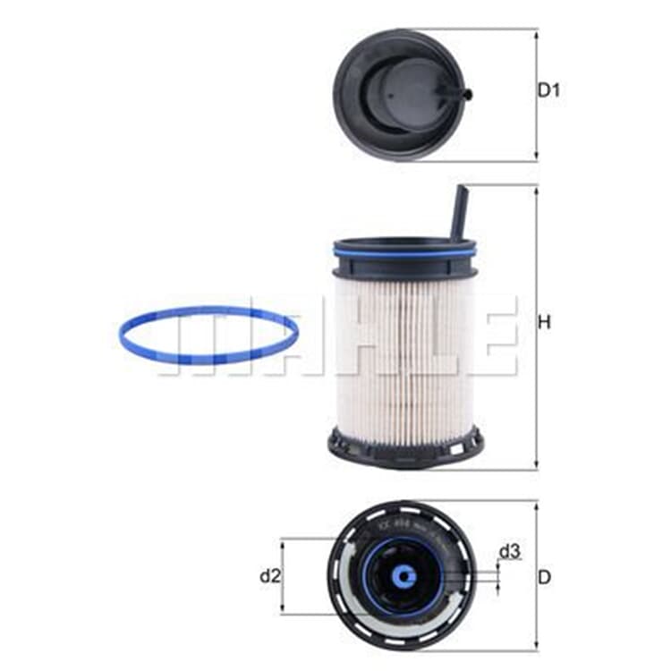Mahle Kraftstofffilter Audi A6 Q7 Q8 VW Touareg Mahle Kraftstofffilter Audi A6 Q7 Q8 VW Touareg von MAHLE