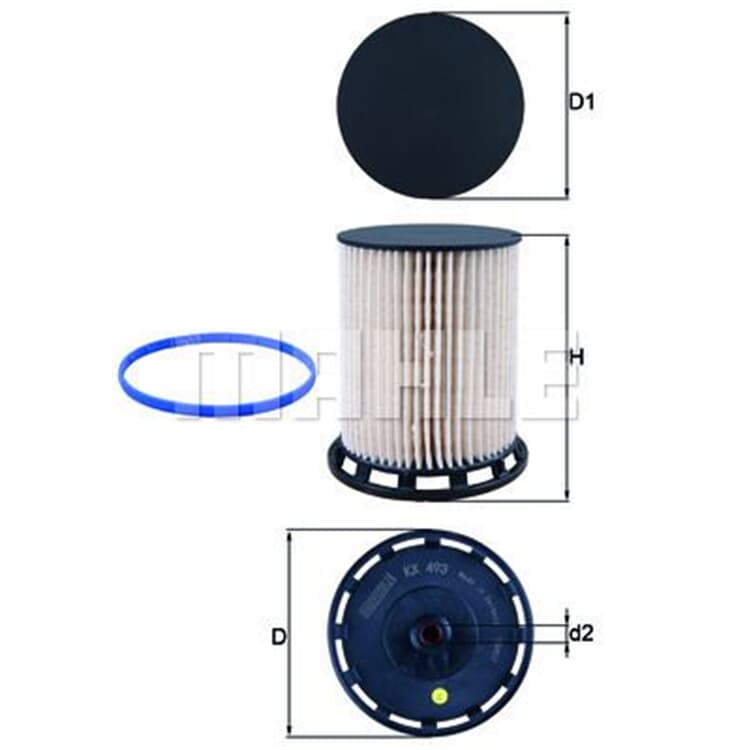 Mahle Kraftstofffilter Audi Q7 Q8 VW Touareg Mahle Kraftstofffilter Audi Q7 Q8 VW Touareg von MAHLE