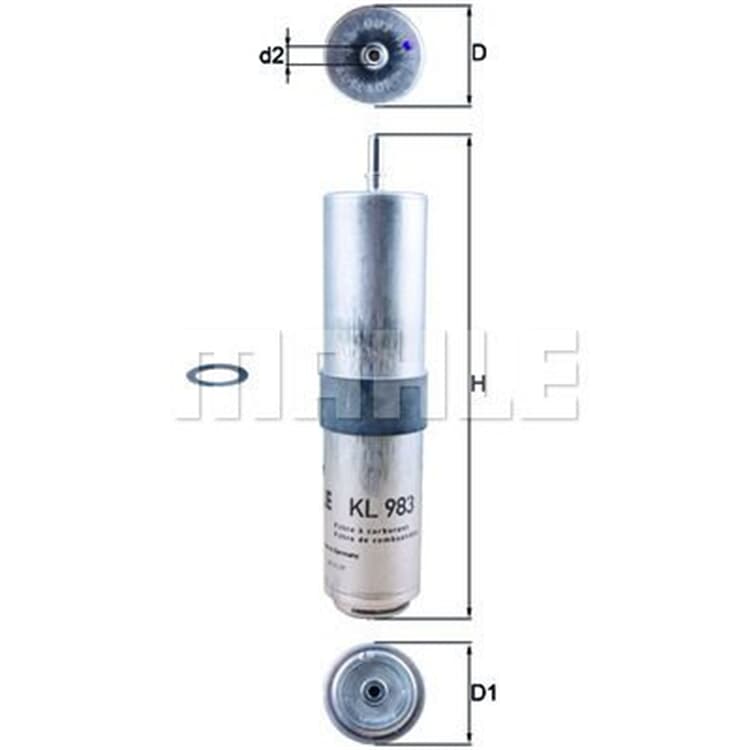 Mahle Kraftstofffilter BMW 1er 2er X1 X2 Mini Mini Mahle Kraftstofffilter BMW 1er 2er X1 X2 Mini Mini von MAHLE