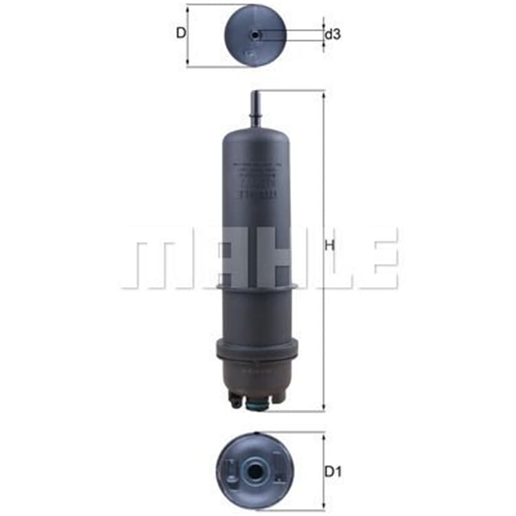 Mahle Kraftstofffilter BMW 2er 3er 4er 5er 6er 7er 8er X3 X4 X5 X6 X7 von MAHLE