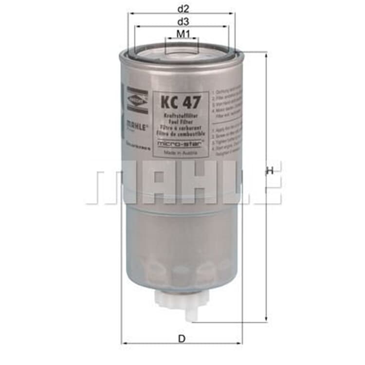 Mahle Kraftstofffilter BMW 3er 5er Mahle Kraftstofffilter BMW 3er 5er von MAHLE