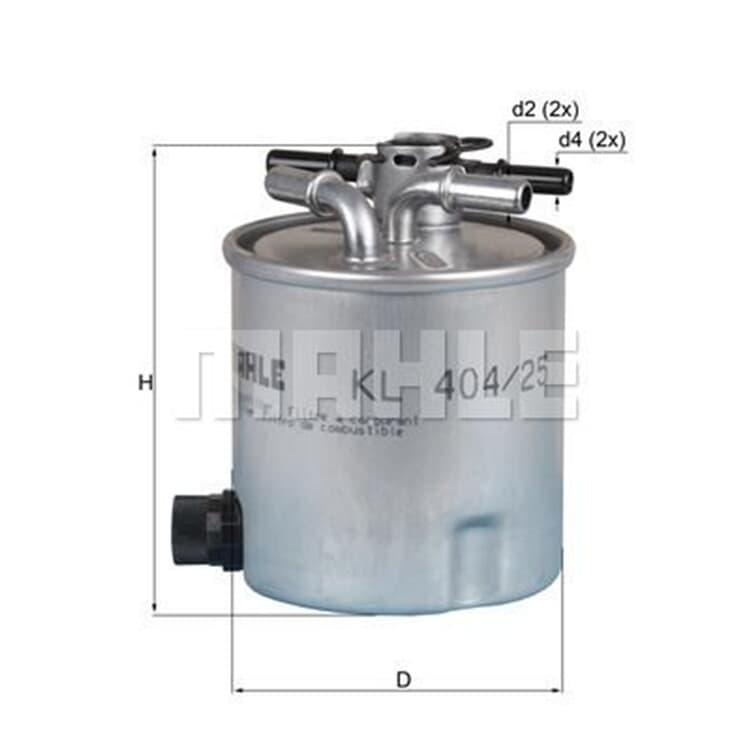 Mahle Kraftstofffilter Dacia Logan Sandero Renault Logan Mahle Kraftstofffilter Dacia Logan Sandero Renault Logan von MAHLE