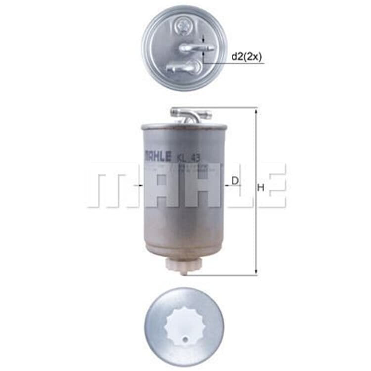 Mahle Kraftstofffilter Ford Honda Land Rover MG Rover Mahle Kraftstofffilter Ford Honda Land Rover MG Rover von MAHLE