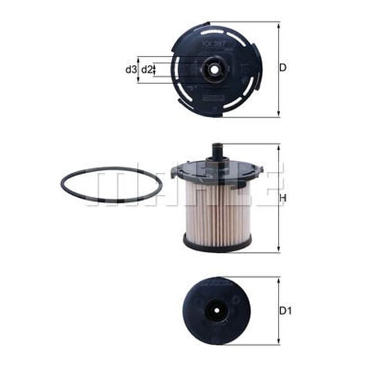 Mahle Kraftstofffilter Ford Tourneo Transit Mahle Kraftstofffilter Ford Tourneo Transit von MAHLE