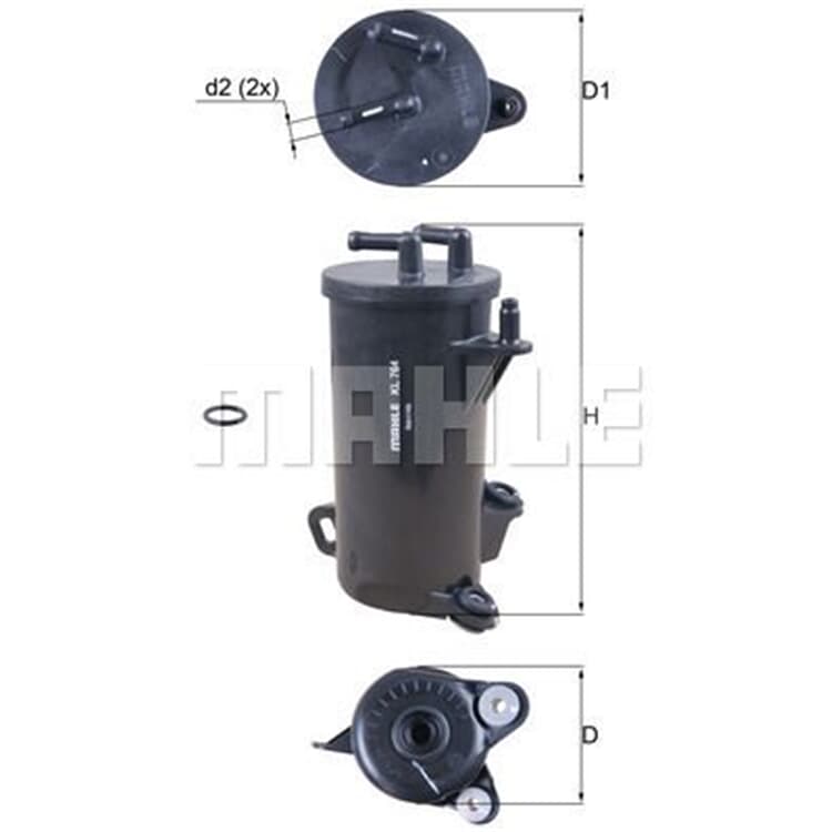 Mahle Kraftstofffilter Honda Civic Cr-V Hr-V Mahle Kraftstofffilter Honda Civic Cr-V Hr-V von MAHLE