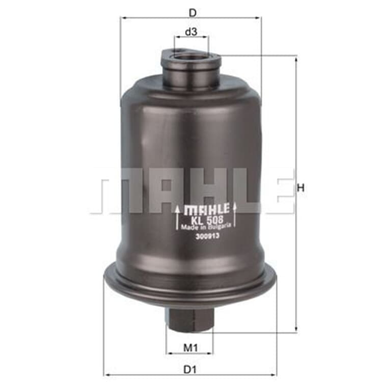 Mahle Kraftstofffilter Hyundai Accent Coupe Lantra von MAHLE
