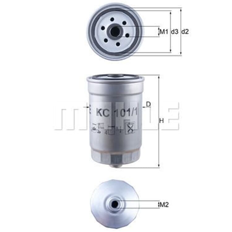 Mahle Kraftstofffilter Hyundai Kia von MAHLE