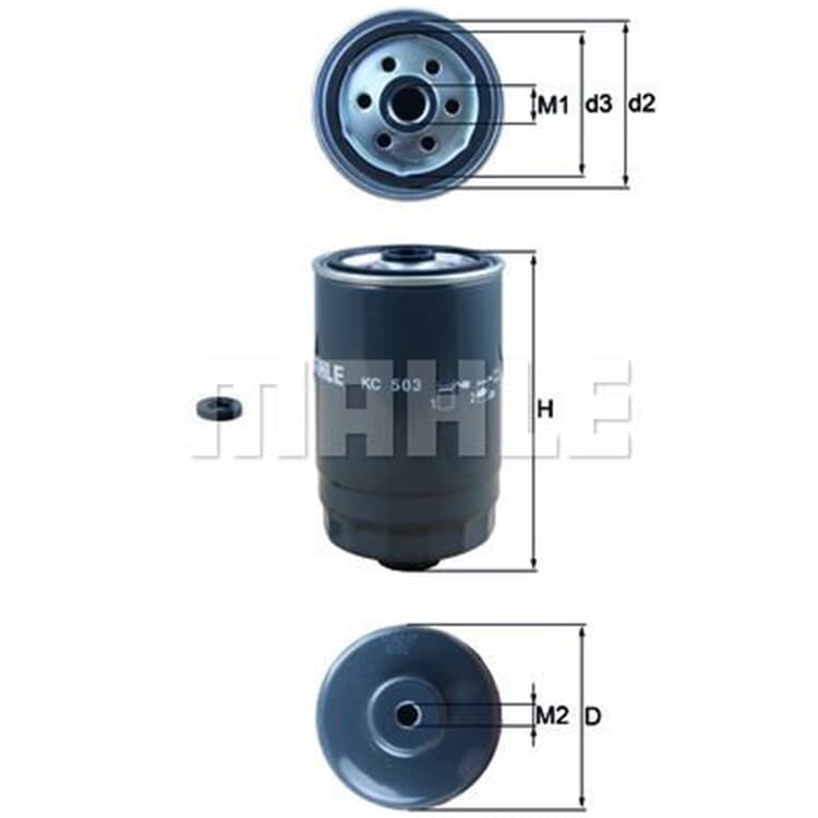 Mahle Kraftstofffilter Hyundai Kia von MAHLE