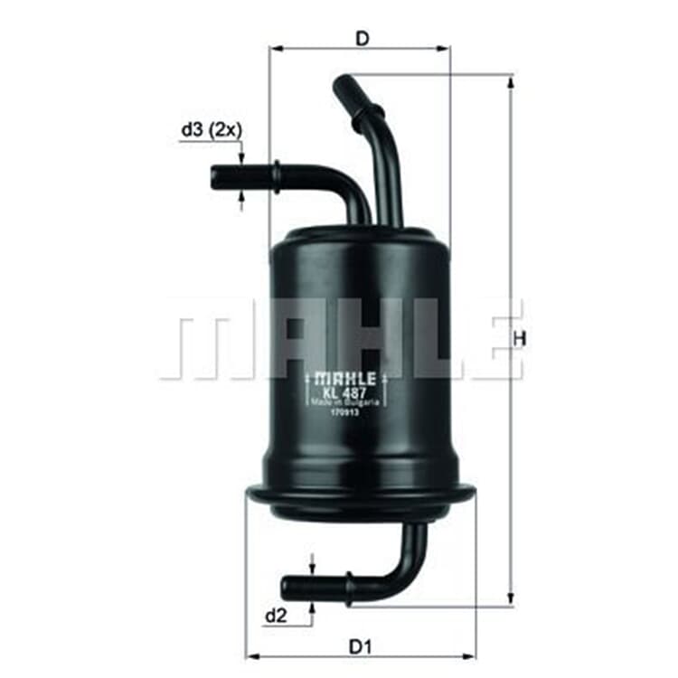 Mahle Kraftstofffilter Kia Carens Shuma Mahle Kraftstofffilter Kia Carens Shuma von MAHLE