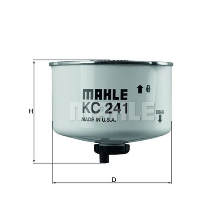 Mahle Kraftstofffilter Land Rover Discovery Range Rover von MAHLE