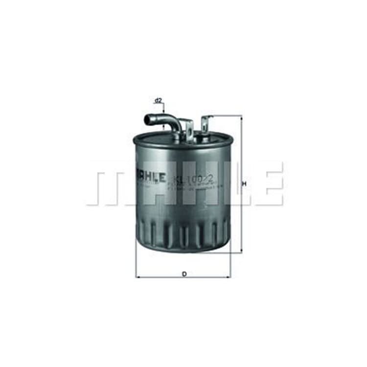 Mahle Kraftstofffilter Mercedes A-Klasse Sprinter V-Klasse Vito von MAHLE