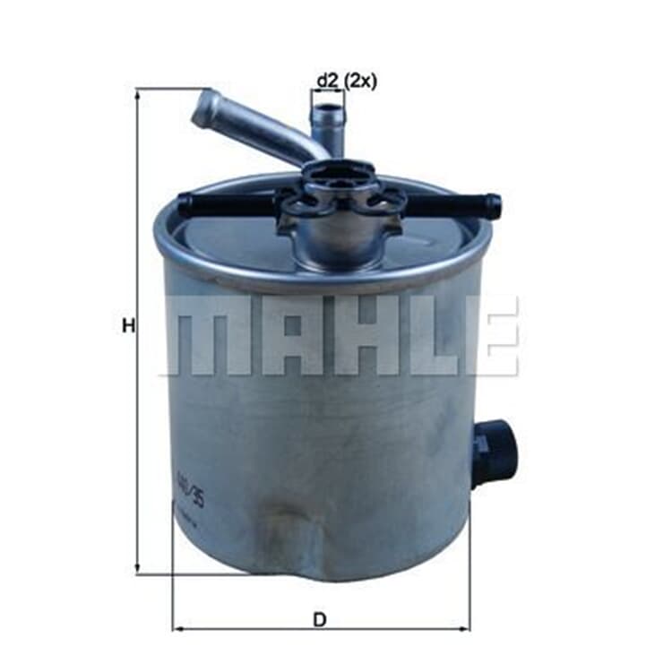 Mahle Kraftstofffilter Nissan Cabstar X-Trail Mahle Kraftstofffilter Nissan Cabstar X-Trail von MAHLE