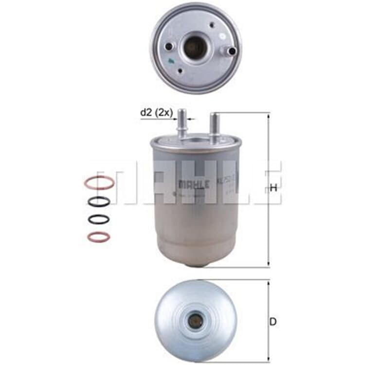 Mahle Kraftstofffilter Renault Grand Megane Sc?nic Mahle Kraftstofffilter Renault Grand Megane Sc?nic von MAHLE