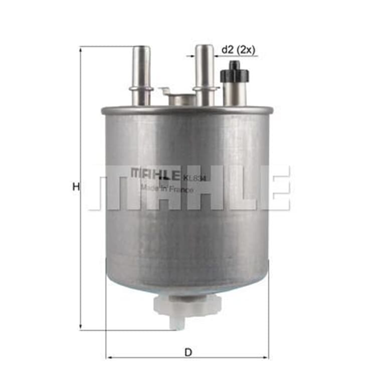 Mahle Kraftstofffilter Renault Kangoo Laguna Latitude Twingo Mahle Kraftstofffilter Renault Kangoo Laguna Latitude Twingo von MAHLE