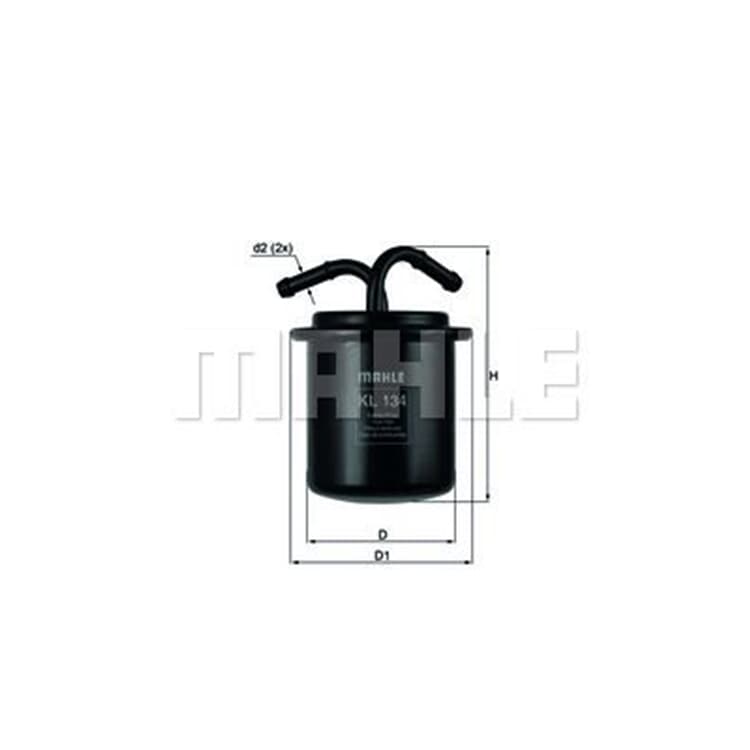 Mahle Kraftstofffilter Subaru Forester Impreza Legacy Outback Svx von MAHLE