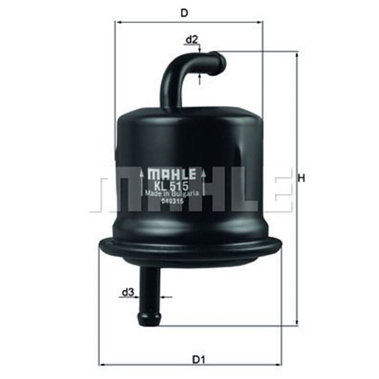Mahle Kraftstofffilter Suzuki Liana Wagon Mahle Kraftstofffilter Suzuki Liana Wagon von MAHLE