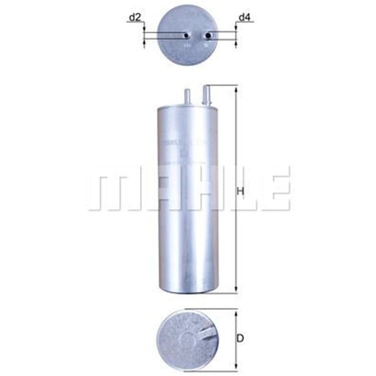Mahle Kraftstofffilter VW California Multivan Transporter Mahle Kraftstofffilter VW California Multivan Transporter von MAHLE