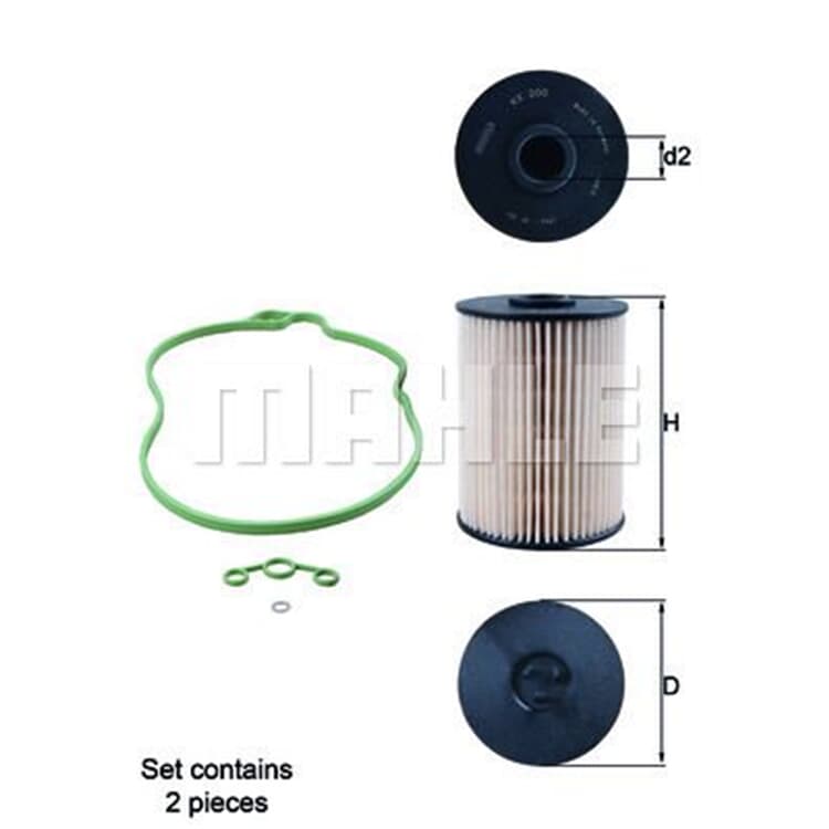 Mahle Kraftstofffilter VW Phaeton Touareg Mahle Kraftstofffilter VW Phaeton Touareg von MAHLE