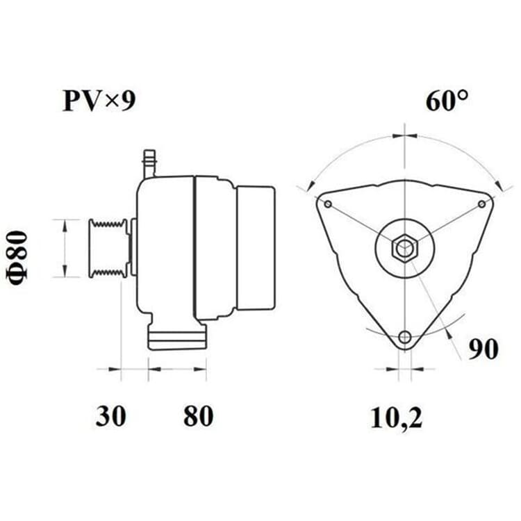 Mahle Lichtmaschine Mahle Lichtmaschine von MAHLE