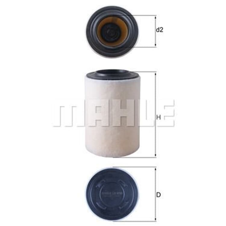 Mahle Luftfilter Alfa Romeo Giulietta von MAHLE