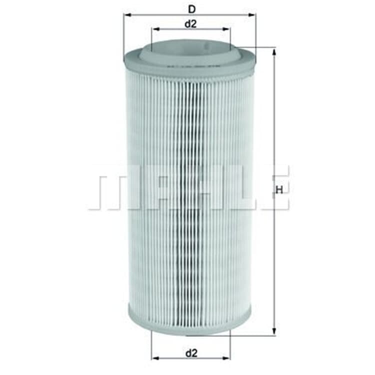 Mahle Luftfilter Audi A2 von MAHLE
