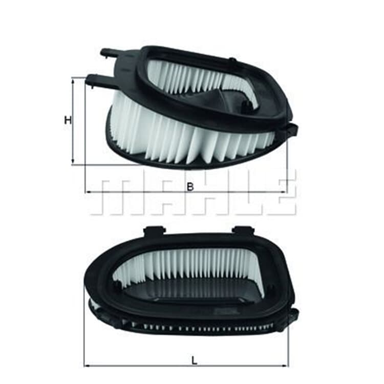 Mahle Luftfilter BMW X3 X5 X6 Mahle Luftfilter BMW X3 X5 X6 von MAHLE