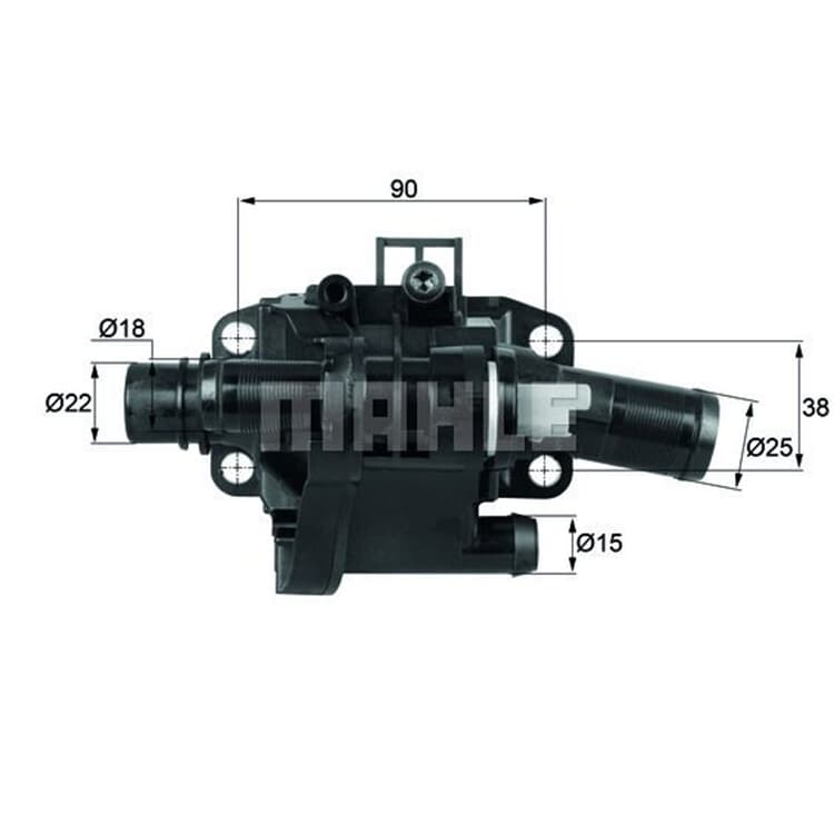 Mahle Luftfilter Nissan Interstar Opel Movano Renault Master von MAHLE