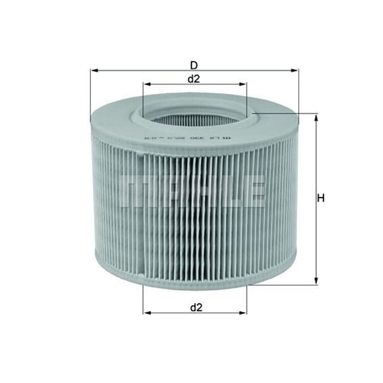 Mahle Luftfilter Renault 19 21 Laguna Megane von MAHLE