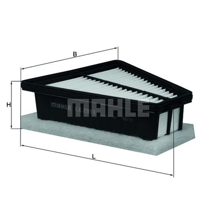 Mahle Luftfilter Renault Twingo Mahle Luftfilter Renault Twingo von MAHLE