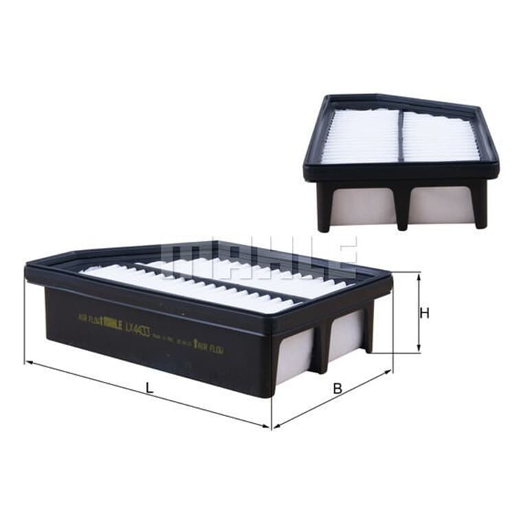 Mahle Luftfilter Ssangyong Actyon Korando Mahle Luftfilter Ssangyong Actyon Korando von MAHLE