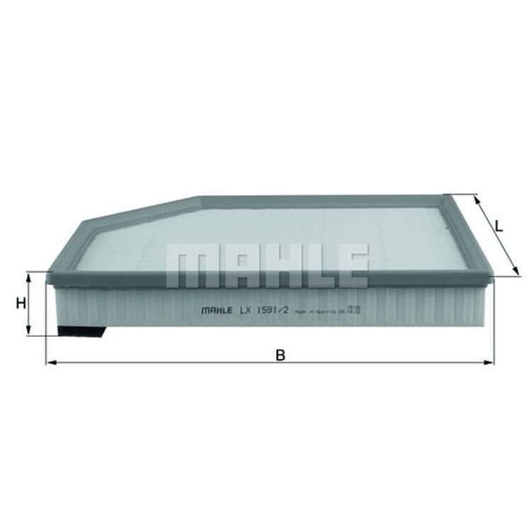Mahle Luftfilter Volvo S80 V60 Xc60 Xc70 Mahle Luftfilter Volvo S80 V60 Xc60 Xc70 von MAHLE