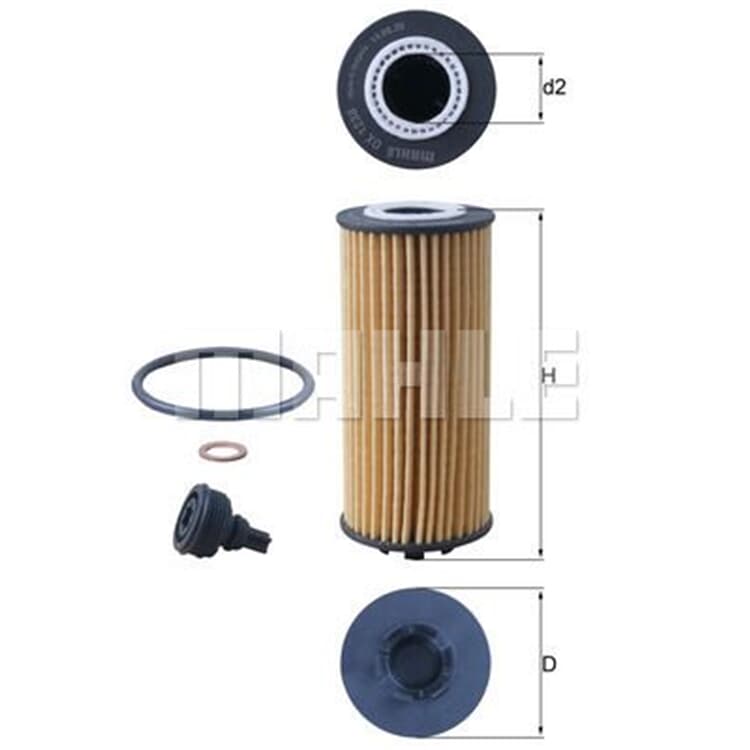 Mahle ?lfilter BMW 1er 2er I8 X1 X2 Mini Mini von MAHLE