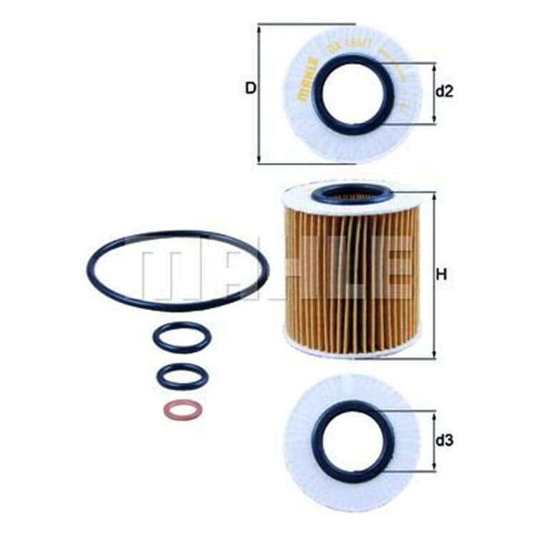 Mahle ?lfilter BMW 1er 3er 5er X1 X3 Z4 Mahle ?lfilter BMW 1er 3er 5er X1 X3 Z4 von MAHLE