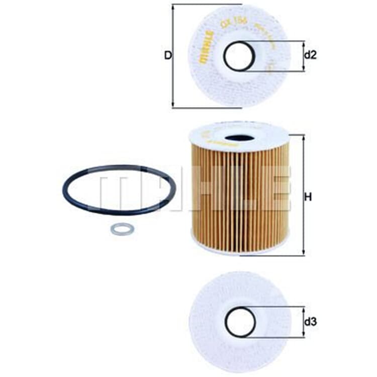 Mahle ?lfilter BMW 3er 5er 7er X5 Land Rover Range Mahle ?lfilter BMW 3er 5er 7er X5 Land Rover Range von MAHLE