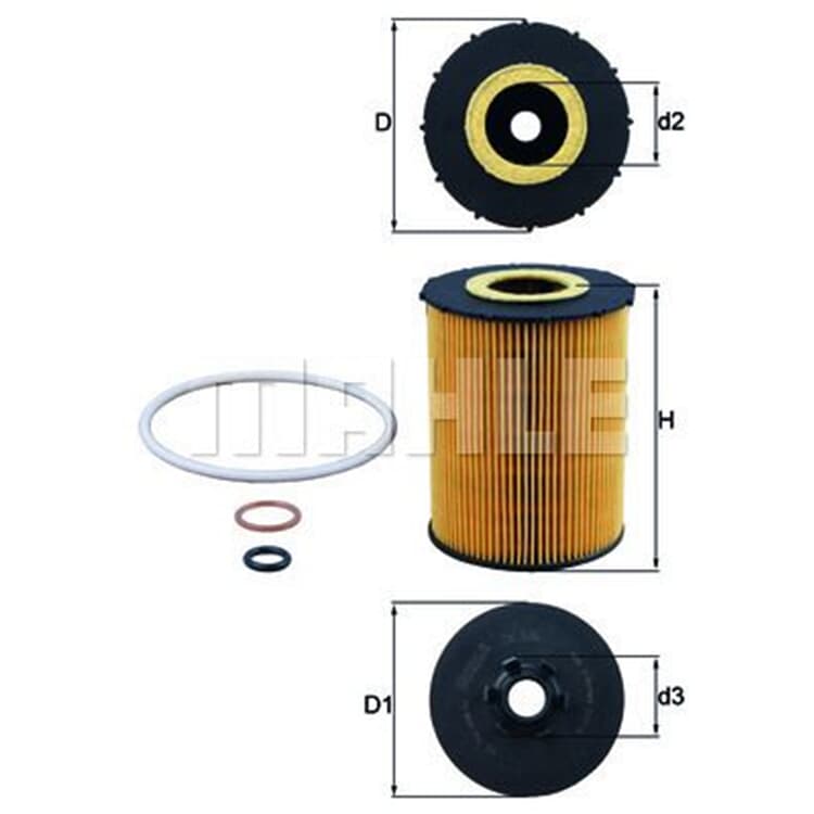 Mahle ?lfilter BMW 5er 6er 7er X5 Mahle ?lfilter BMW 5er 6er 7er X5 von MAHLE