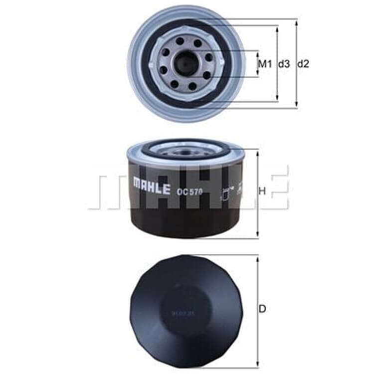 Mahle ?lfilter Fiat Ducato Iveco Daily Mahle ?lfilter Fiat Ducato Iveco Daily von MAHLE