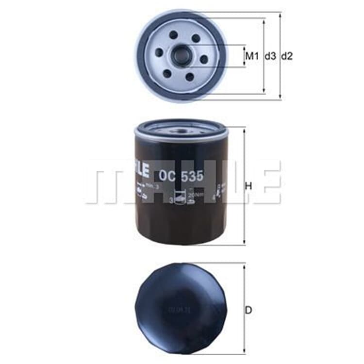 Mahle ?lfilter Ford C-Max Focus Galaxy Mondeo S-Max Mahle ?lfilter Ford C-Max Focus Galaxy Mondeo S-Max von MAHLE