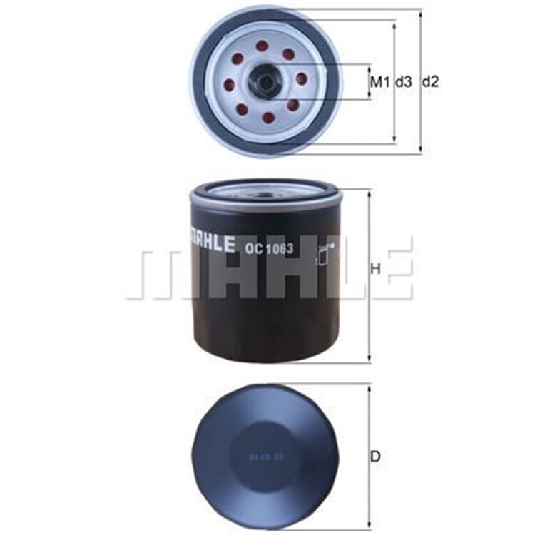 Mahle ?lfilter Ford Jaguar Land Rover von MAHLE