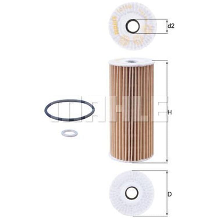 Mahle ?lfilter GENESIS G90/G90l Kia Stinger Mahle ?lfilter GENESIS G90/G90l Kia Stinger von MAHLE