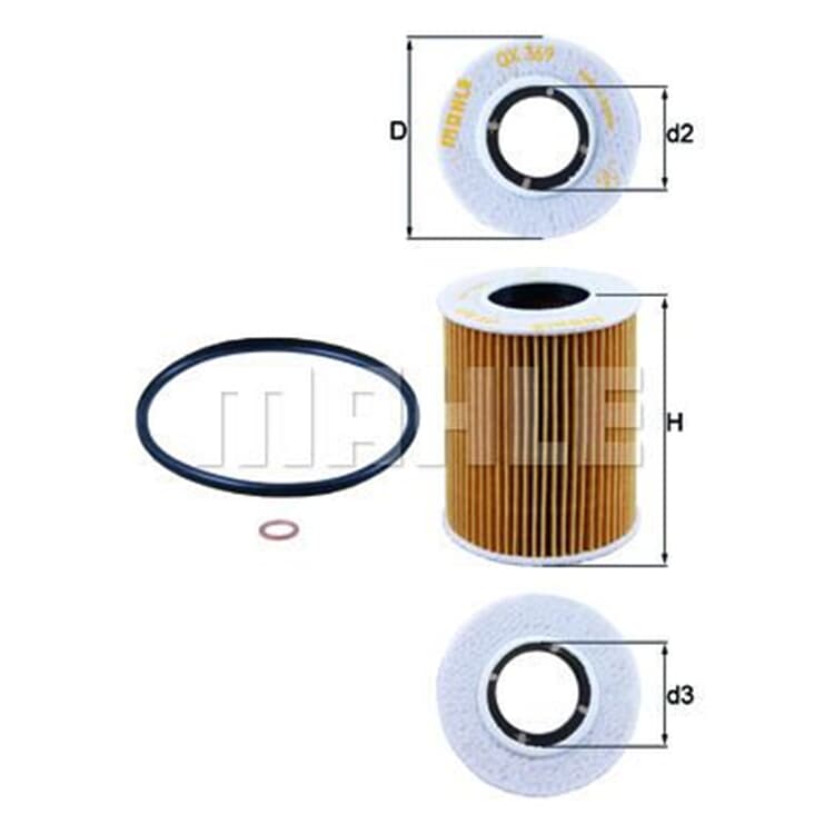 Mahle ?lfilter Hyundai Accent Getz Matrix Kia Ceed Magentis Pro Mahle ?lfilter Hyundai Accent Getz Matrix Kia Ceed Magentis Pro von MAHLE